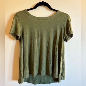 American Eagle Outfitters Sage Green Short Sleeve Tee